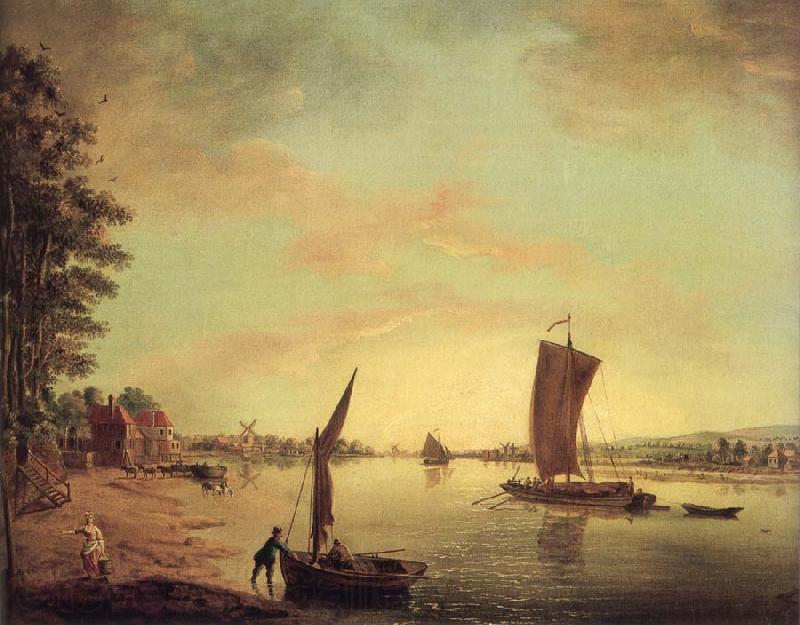 Francis Swaine Scene on the Thames